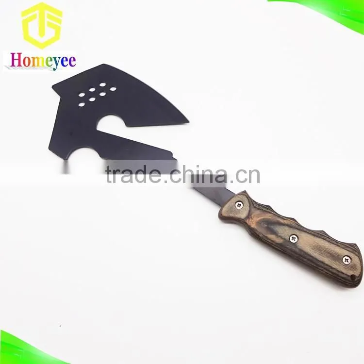 Hot sale top quality outdoor camping survival stainless steel tool head tactical tomahawk with sheath
