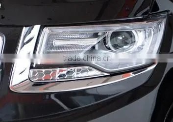 2014 cherokee head lamp cover, ABS chromed