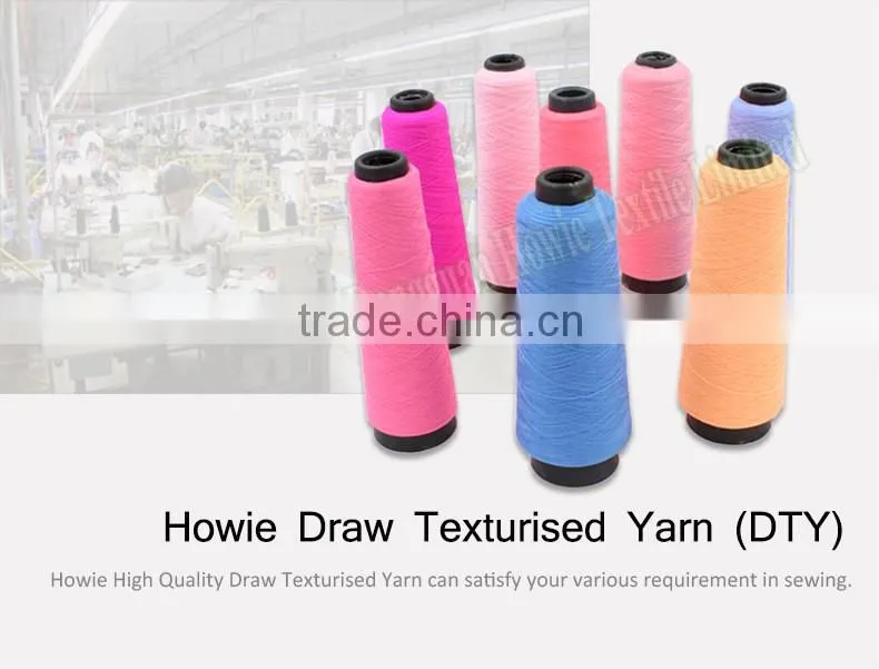 DTY filament 100% polyester yarn for knitting