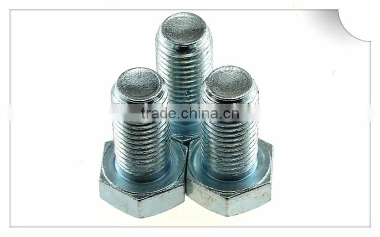 High tensile scm435 jis b 1180 grade 8.8 10.9 hexagon head bolt