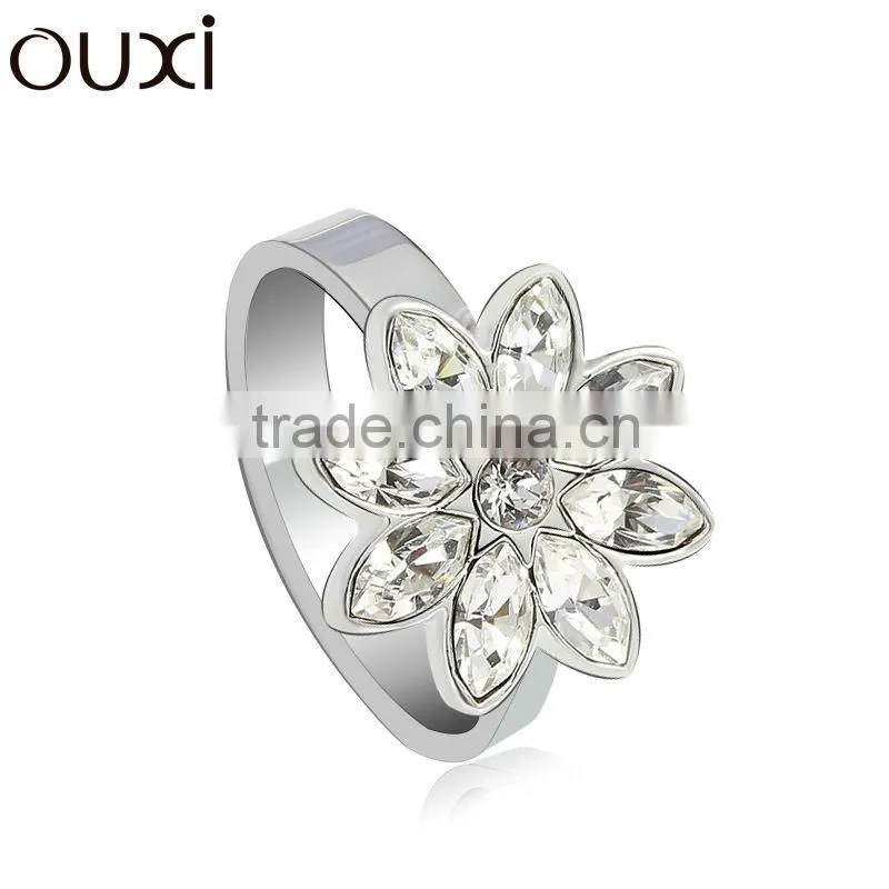 2013 fashionable chunky fashion rings Crystal jewerly 40092