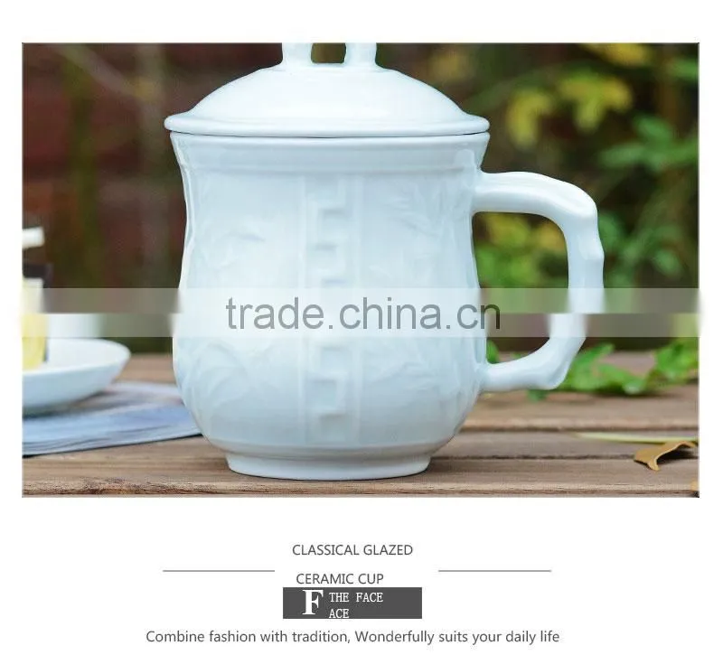 New design promotional creative ceramic mug customized ceramic Cup CC-C044