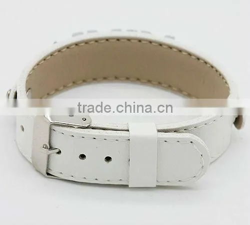 DIY Leather bracelet silk cord bracelet(HB057)