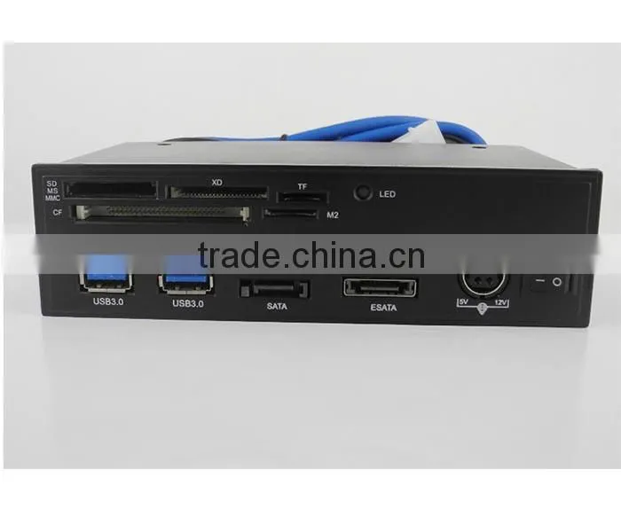5.25 Inch USB 3.0 PC Front Panel Media Dashboard Card Reader HUB SATA PCIE PCE-E