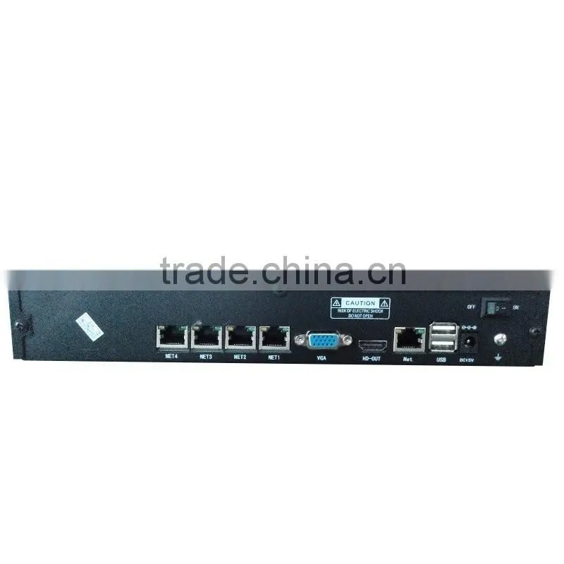 Cloud P2P 4 channel POE NVR with 10.1 inch monitor