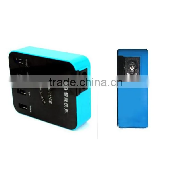 Plug-in type USB Charger adapter for Smart phones and Tablets- 4 USB Ports