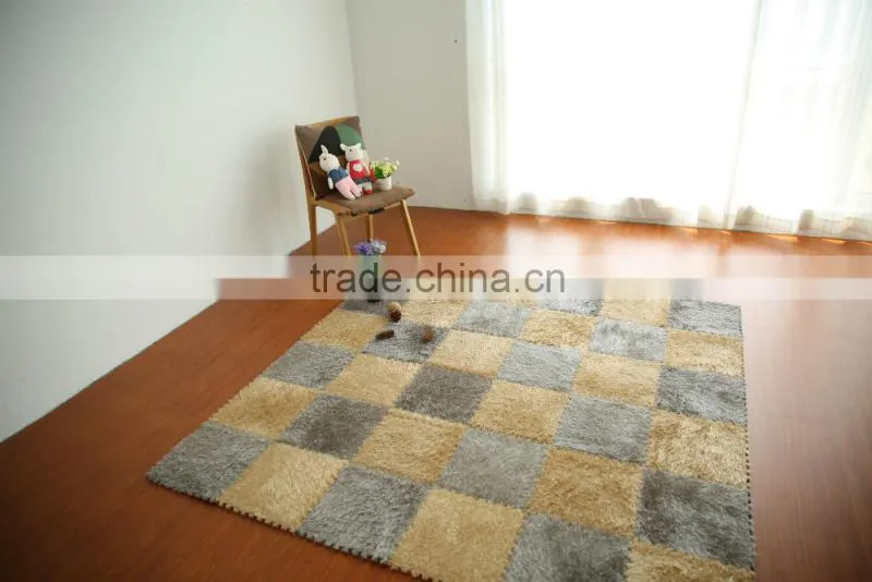 EVA foam Korea fleece carpet floor mat for household
