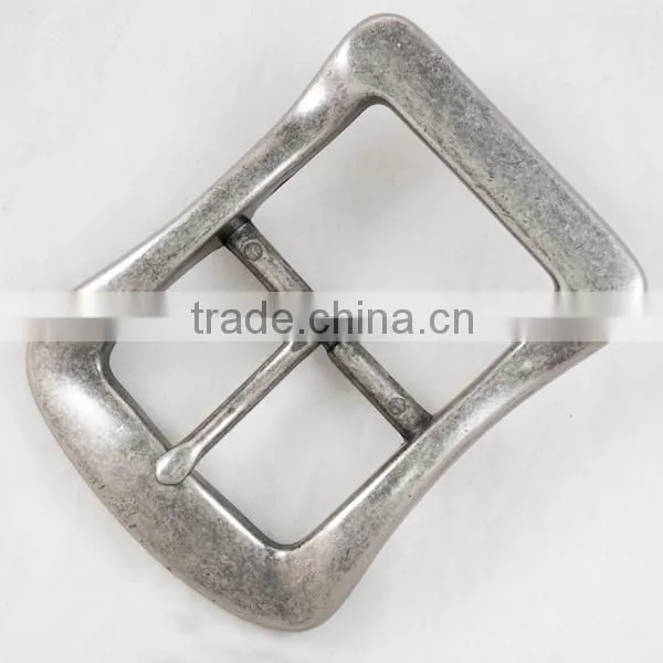 Nickel antique coat belt pin metal buckle