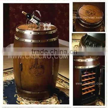 Customized Christmas Promotion wine barrel refrigerator