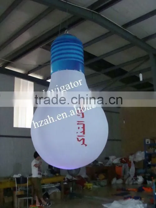 Events Advertising Inflatable Light Bulb Balloon Decoration