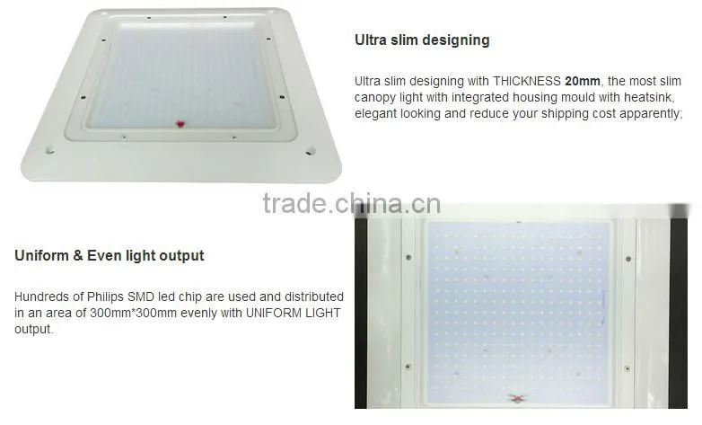 Shenzhen 100w 120w 150w 180w 200w LED gas station led canopy lights