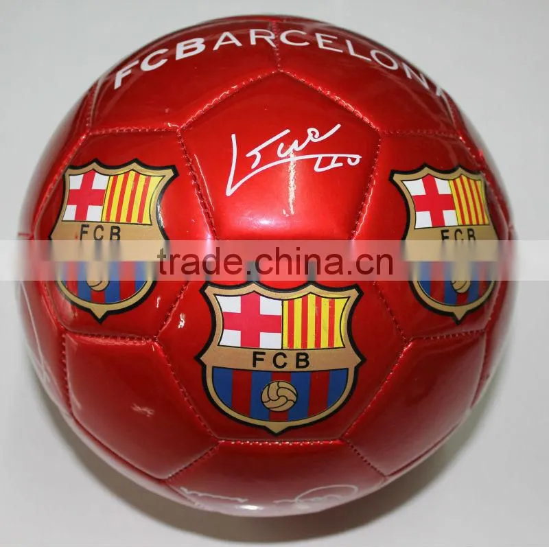 Machines sewn pu football 320g /soccer balls