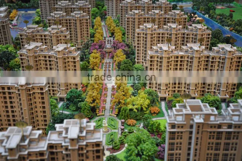 Building scale miniature model for real estate sale centre