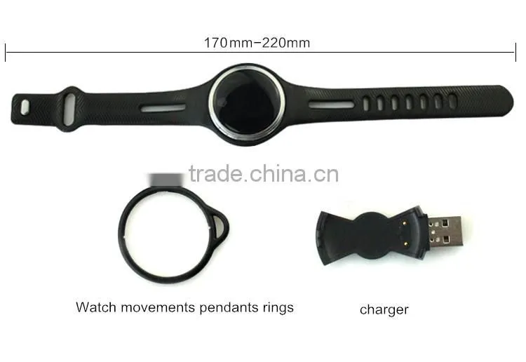 2016 newest waterproof E07 bluetooth vibrating bracelet