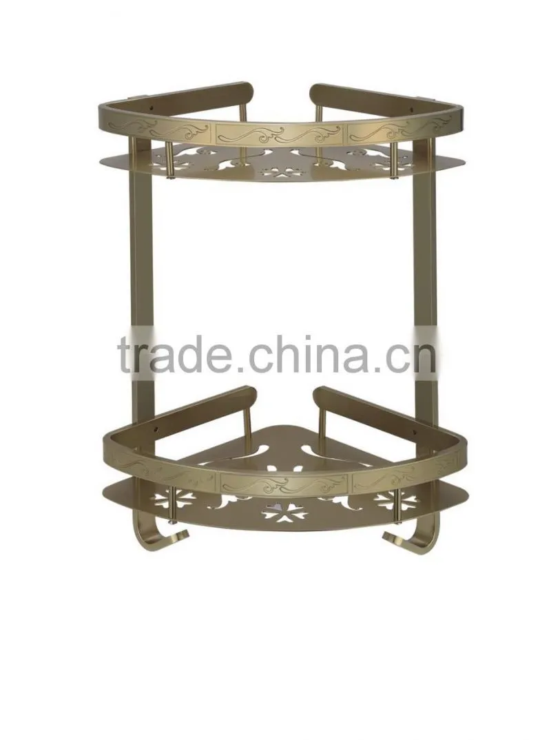 Wall mounted aluminium shower caddy