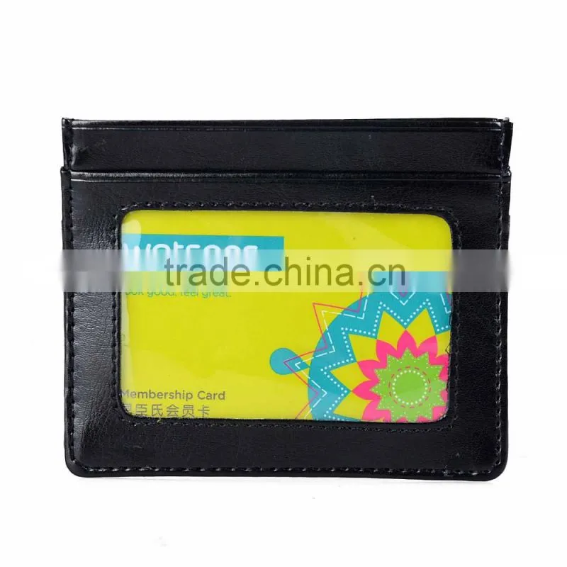 PU Leather Credit Card Holder/ID Card Holder for Promotion