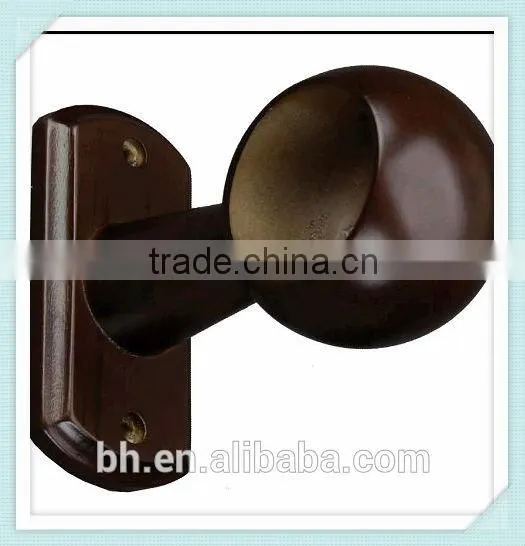 35MM wall wood ceiling curtain brackets
