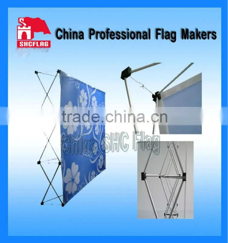 Pop up Stand With Fabric Banner