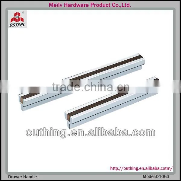 Cheapest price aluminum alloy furniture hardware wardrobe chest handle D1053