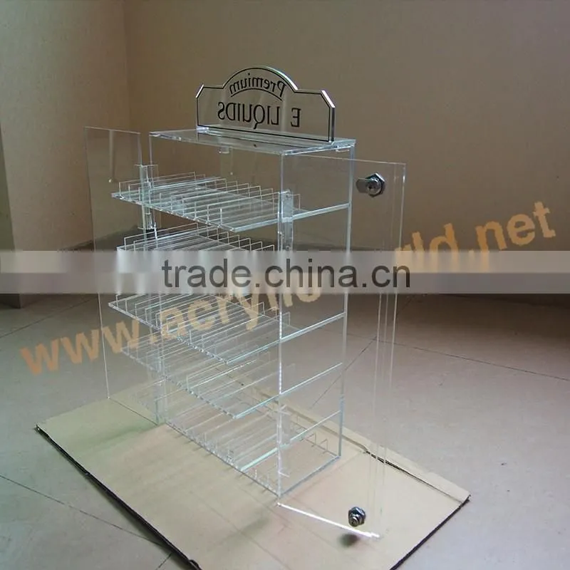 3 tier 24 holes stand e cigarette display cabinet