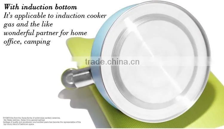 2016 new design kettle stainless steel for induction use