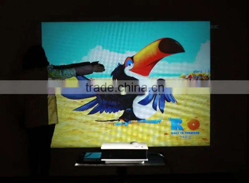 2016 hot selling 800*480 800lumens mini 3d pico story projector UC40+