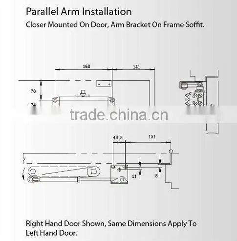 Hot seller door closers door closer adjustment