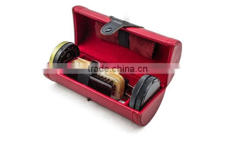 PU Leather shoe care products for travel