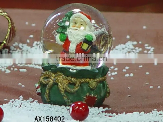 Resin Christmas Craft, Santa Claus Resin Christmas Craft, Snow Globe Resin Christmas Craft
