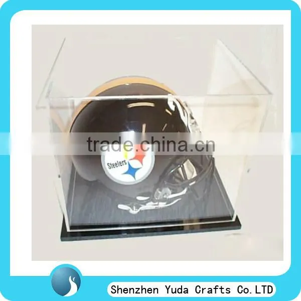 hot sell acrylic helmet display box,football helmet display case