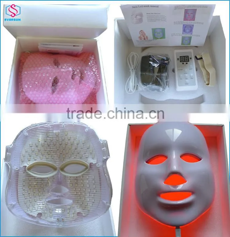 Factory price skin rejuvenation anti-aging led mask / silicone led mask