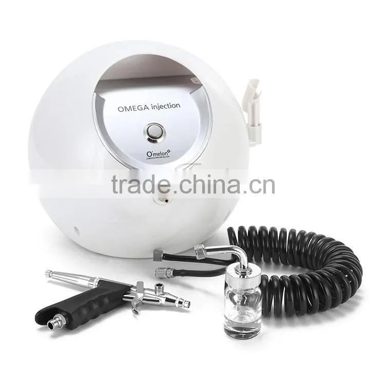 Home use water oxygen jet facial mini beauty machine for shrinking pores