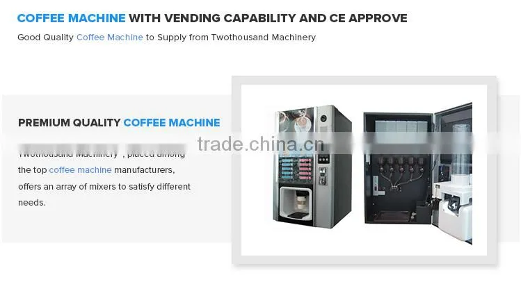 CE Approved Cool and Hot Type 10 Drinks for Coffee Vending Machines suit for Italy