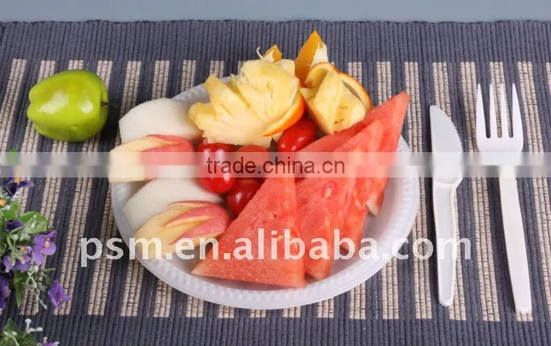 PSM biodegradable eco friendly plastic plate