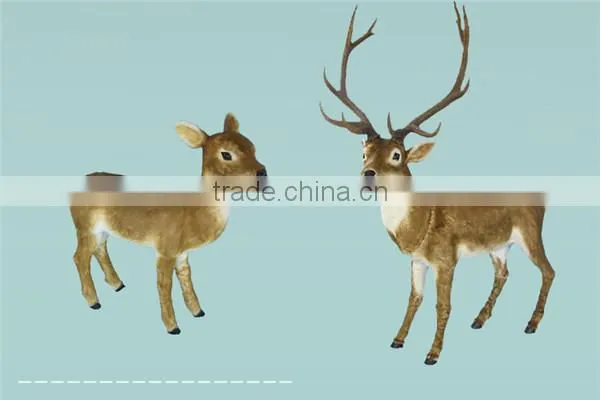 Taxidermy deer unstuffed animals real looking deer hanging toy