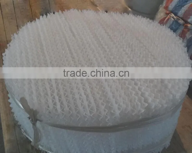 plastic structure packing as liquid's discharge