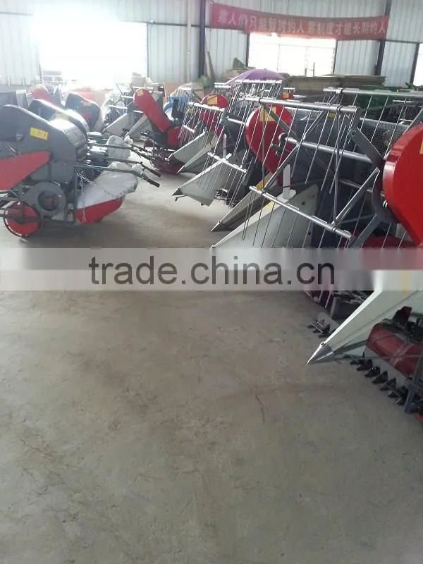 Mini type wheat combined harvester thresher