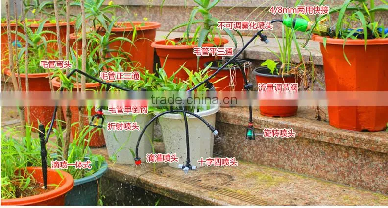 Extruding Plastic Modling Type drip irrigation pipe system