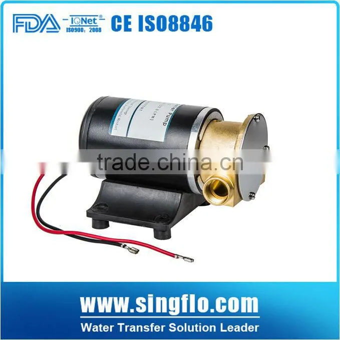 DC 12v/24v 43PSI 40L/Min electric fuel oil transfer pump/155Wself-priming pump