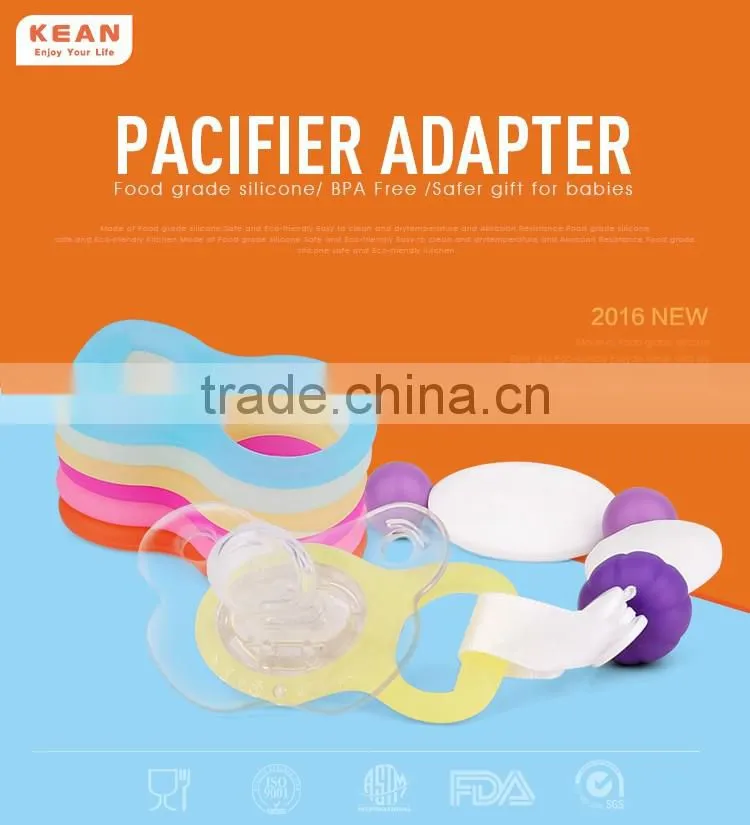 Kean Soft Silicone Pacifiers Adapter For Breastfed Babies