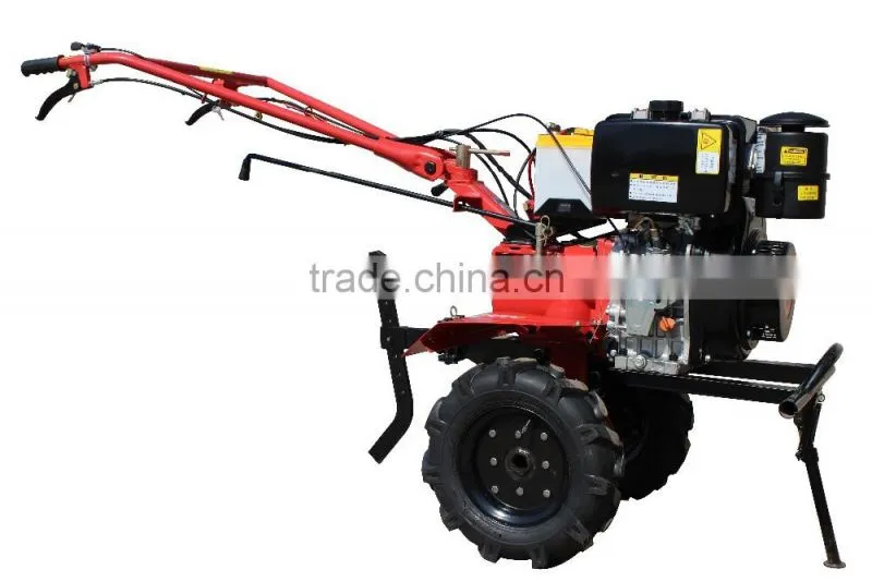 2015 hot sale 15hp diesel mini rotary tiller cultivator, depth cultivator power tiller