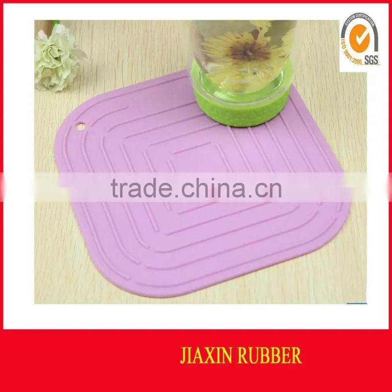 heat resistant design silicone coffeepot /tea cup coaster/mat