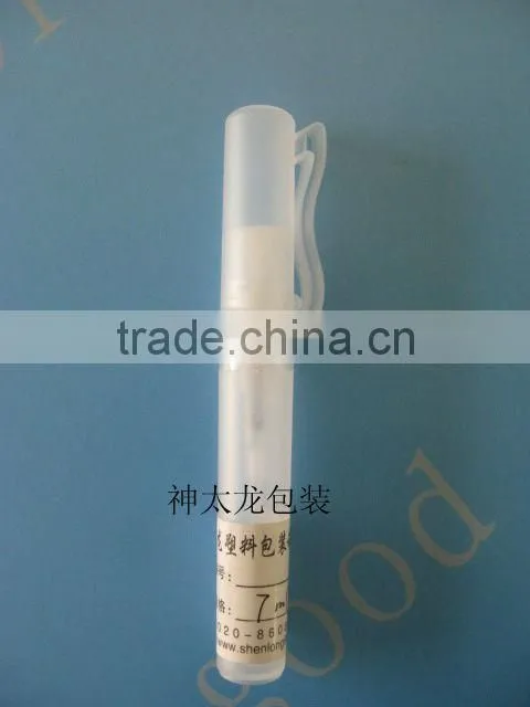 7ml plastic perfume spray bottle tube