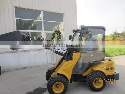 NEWLAND Brand W6FD08 China telescopic mini wheel loader with low price for sale