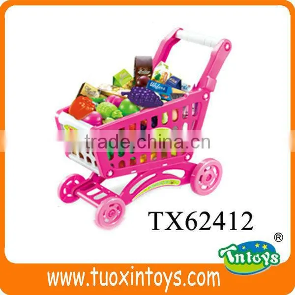 supermarket toy set shopping car shopping trolley