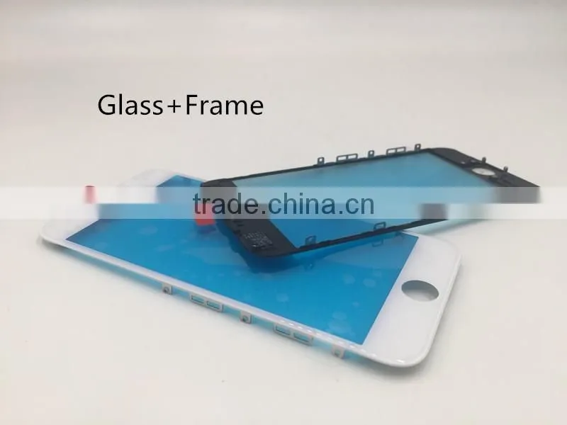 For iPhone 6 4.7 glass with frame combo replacement LCD Refurbishing via Cold press