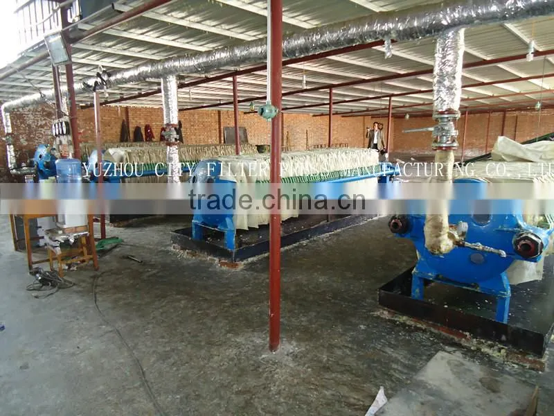 vertical pressure leaf filter for sunflower oil