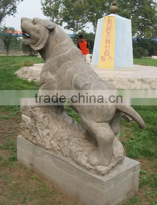 Granite Leopard Statue