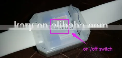 remote control wristband for events / party dmx wristband