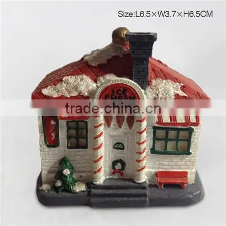 Polyresin mini decorative houses